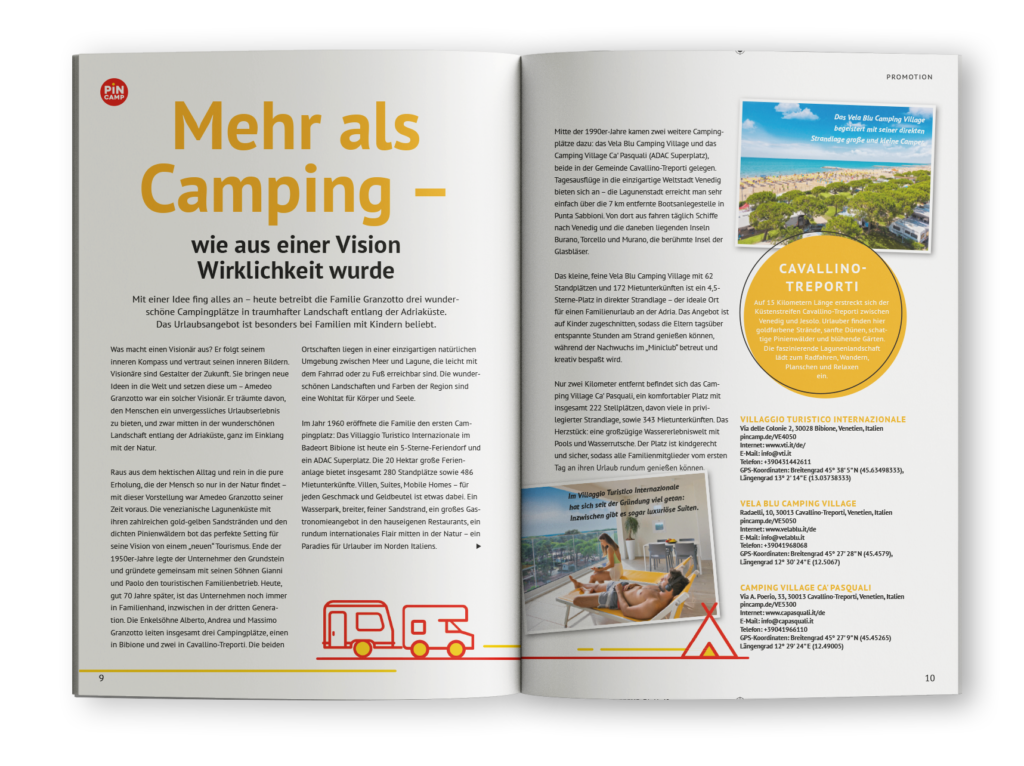 PiNCAMP Magazin - ADAC Camping